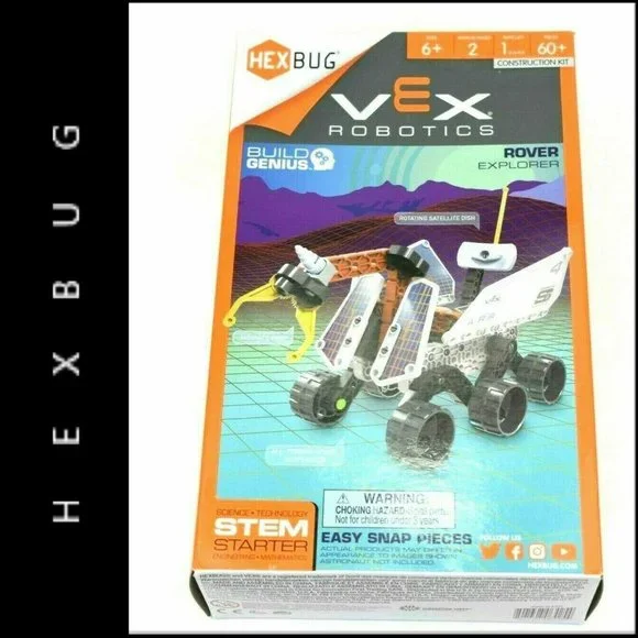 HEX BUG Vex Robotics Rover Explorer Build Genius Electronic STEM Toy